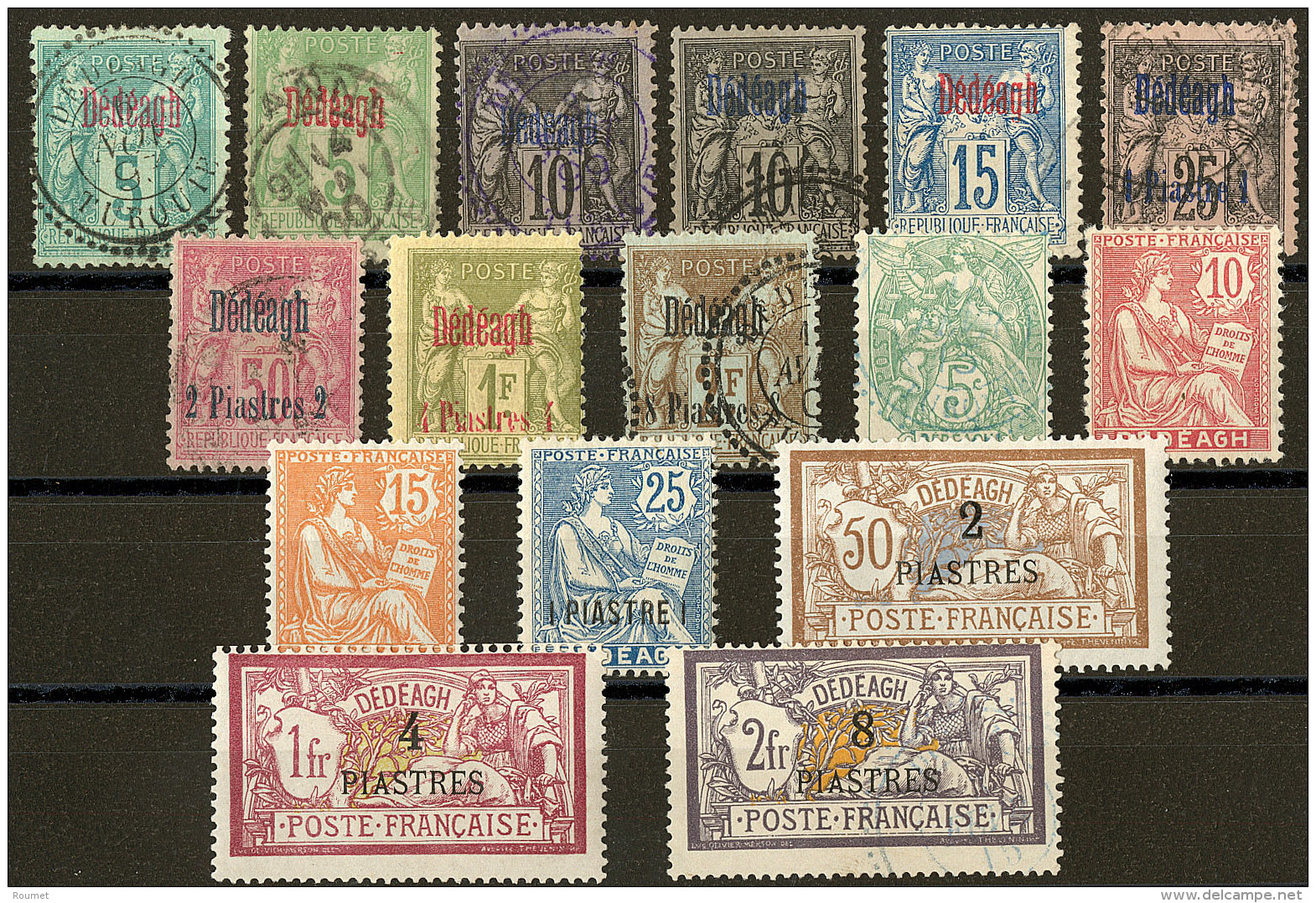 DEDEAGH. Collection. 1893-1911, Compl&egrave;te, Les 10 &agrave; 15 * Et Le 16 (*). - TB - Other & Unclassified