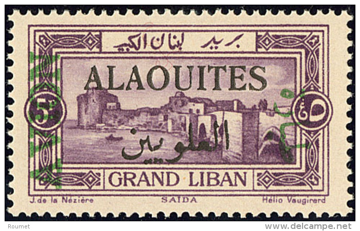 ALAOUITES. Poste A&eacute;rienne. Sur Timbre De Gd Liban. No 7a, Tr&egrave;s Frais. - TB - Other & Unclassified