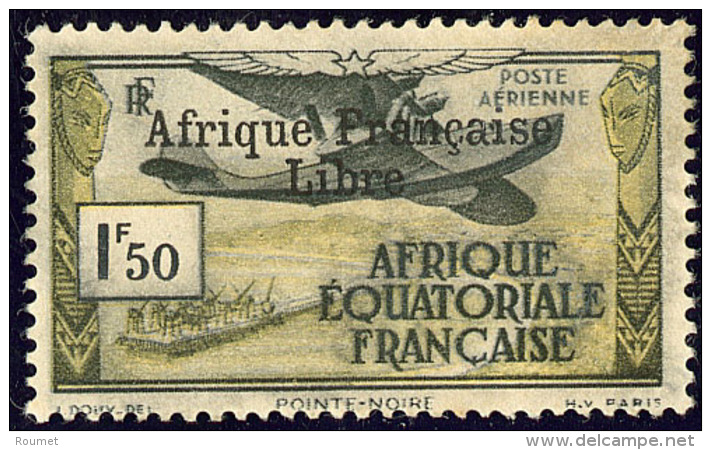 Poste A&eacute;rienne. France-Libre. No 14. - TB - Other & Unclassified