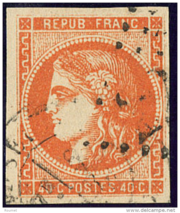 No 48, Obl Gc, Ex Choisi. - TB - 1870 Bordeaux Printing