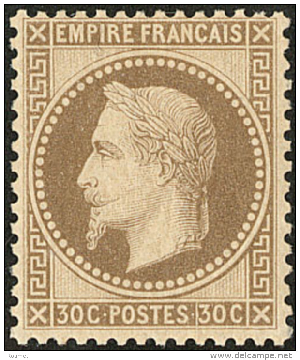 No 30, Brun, Quasiment **, Tr&egrave;s Frais. - TB. - R - 1863-1870 Napoleon III With Laurels