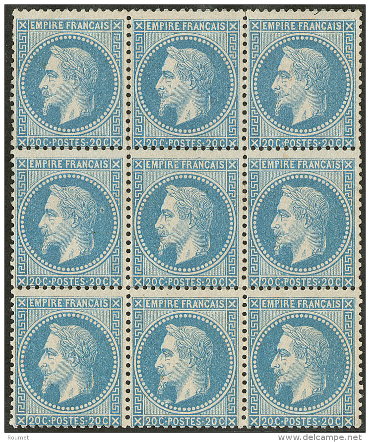 No 29 II, Bloc De Neuf, Gomme Alt&eacute;r&eacute;e Et Centrage Courant Sinon TB - 1863-1870 Napoleon III With Laurels