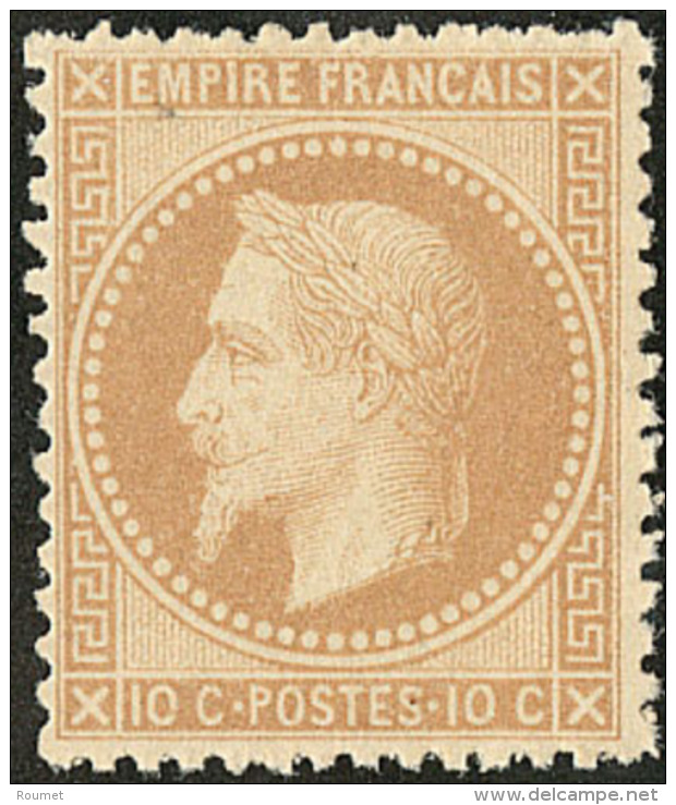 No 28II, Fente Entre Deux Dents Sinon TB - 1863-1870 Napoleon III With Laurels