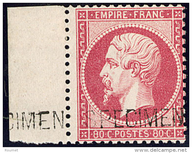 SPECIMEN. No 24, Bdf, Tr&egrave;s Frais. - TB - 1862 Napoléon III