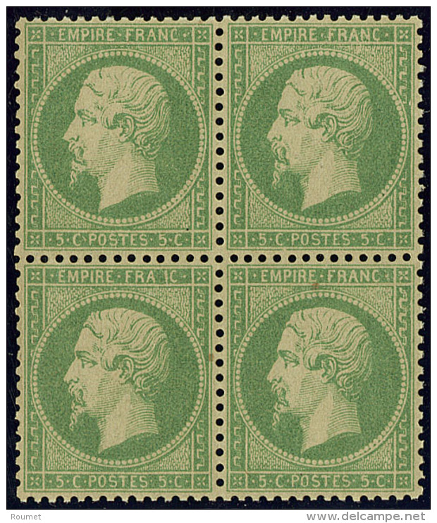 No 20a, Bloc De Quatre, Superbe. - R - 1862 Napoleon III