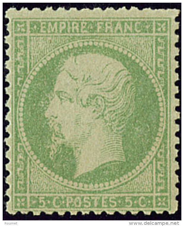 No 20, Vert Jaune, Tr&egrave;s Frais. - TB - 1862 Napoleon III