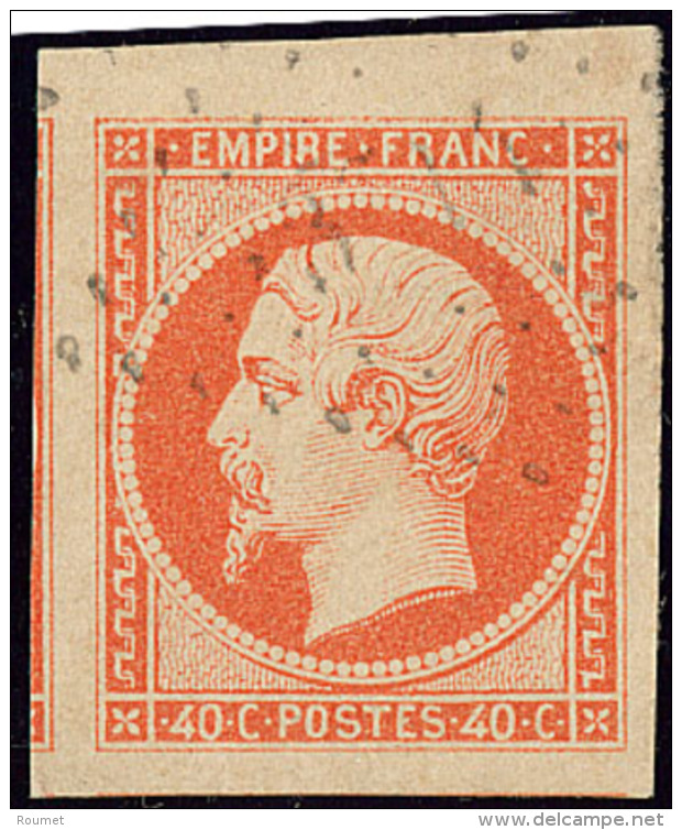 No 16, Bdf + Trois Voisins, Nuance Vive, Obl Pc, Superbe - 1853-1860 Napoleon III