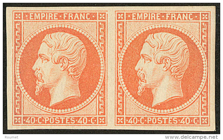 No 16, Paire, Tr&egrave;s Frais. - TB. - R - 1853-1860 Napoleon III