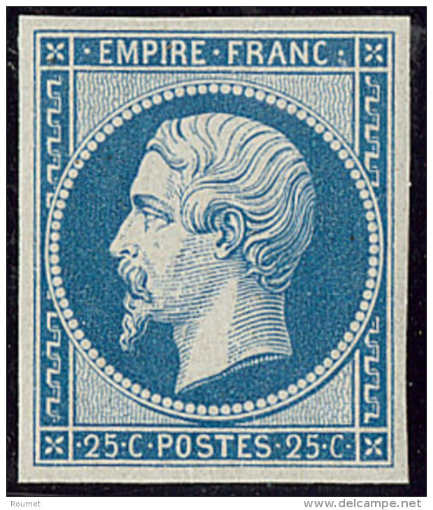 No 15, Bleu, Superbe. - RR - 1853-1860 Napoleon III