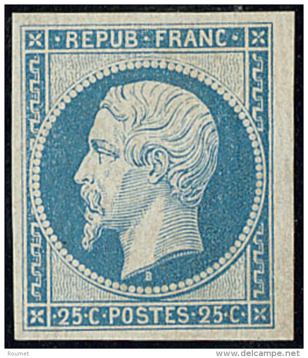 No 10, Bleu, Superbe. - RR - 1852 Louis-Napoleon