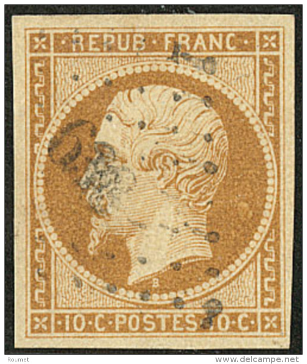 No 9, Obl Pc. - TB - 1852 Louis-Napoleon