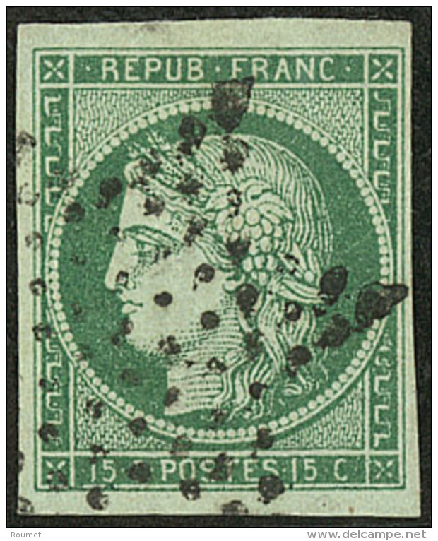 No 2, Nuance Fonc&eacute;e, Obl &eacute;toile. - TB. - R - 1849-1850 Cérès