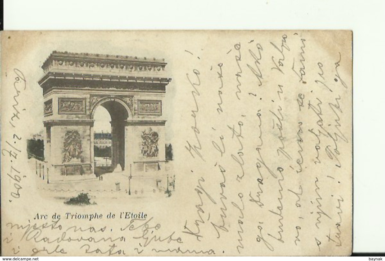 FR2367  --  PARIS  --  ARC DE TRIOMPHE  --  1900 - Triumphbogen