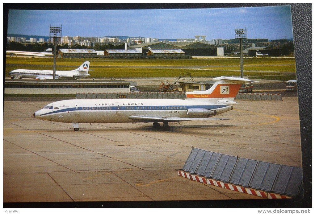 CYPRUS AIRWAYS   TRIDENT 2E   5B DAB   COLLECTION VILAIN N° 27 - 1946-....: Modern Era