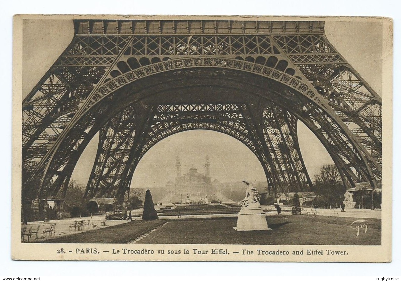 2272  Lot de 13 Cartes PARIS Trocadéro Louvre Tour Eiffel Statue Liberté Bartholdi Sacré Coeur Madeleine ideal revendeur