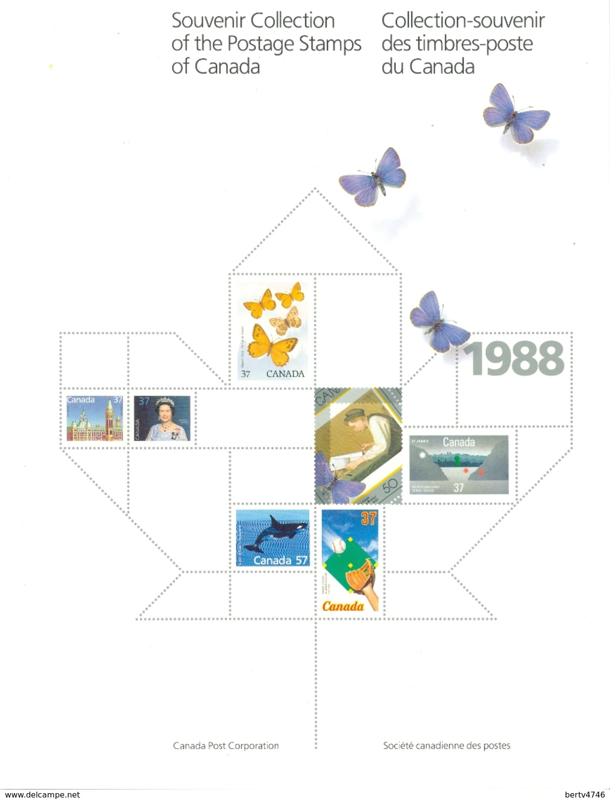 Canada 1988 Souvenir Collection / Livre Collection-Souvenir - Complete Years