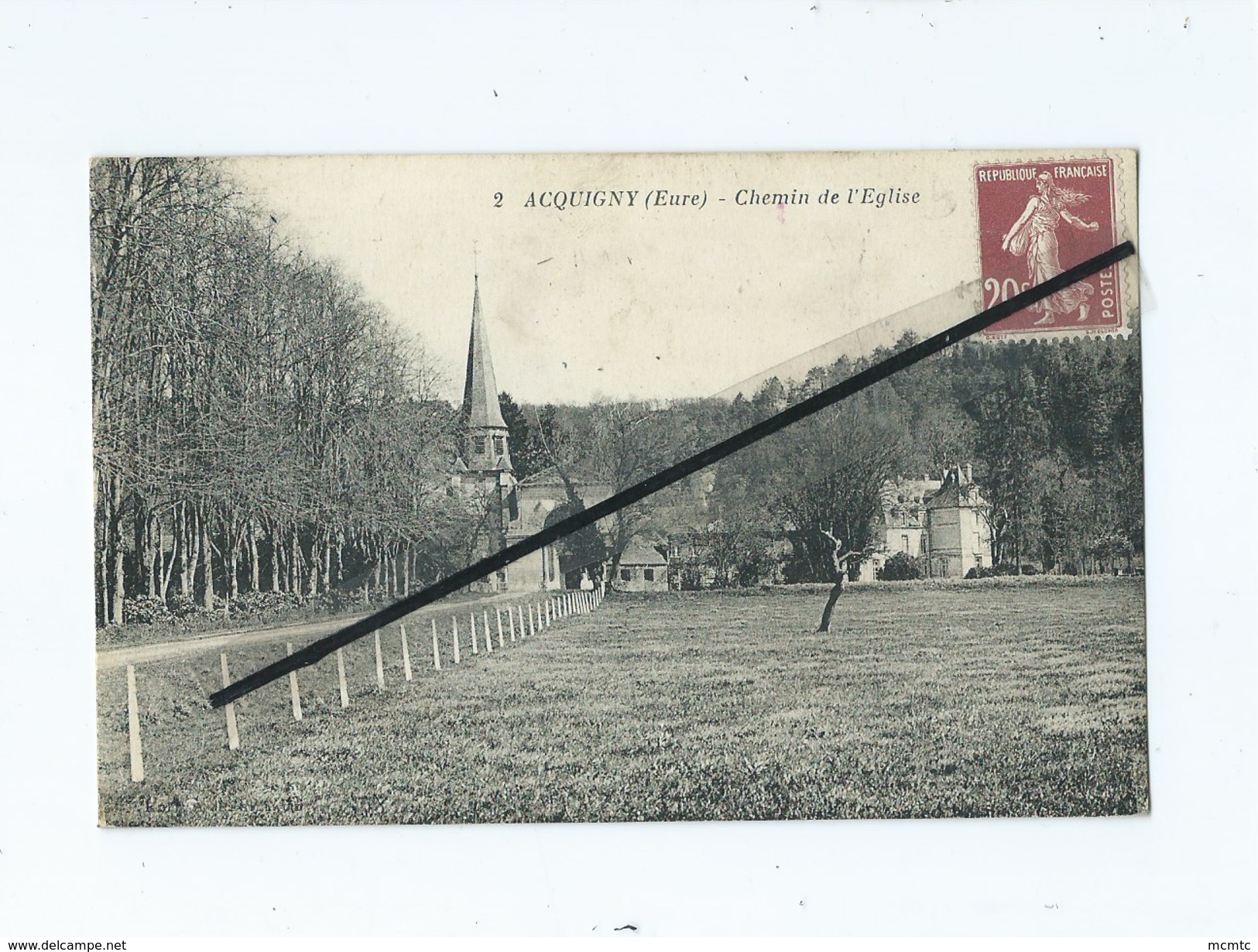 CPA  -  Acquigny  (Eure) - Chemin De L'église - Acquigny