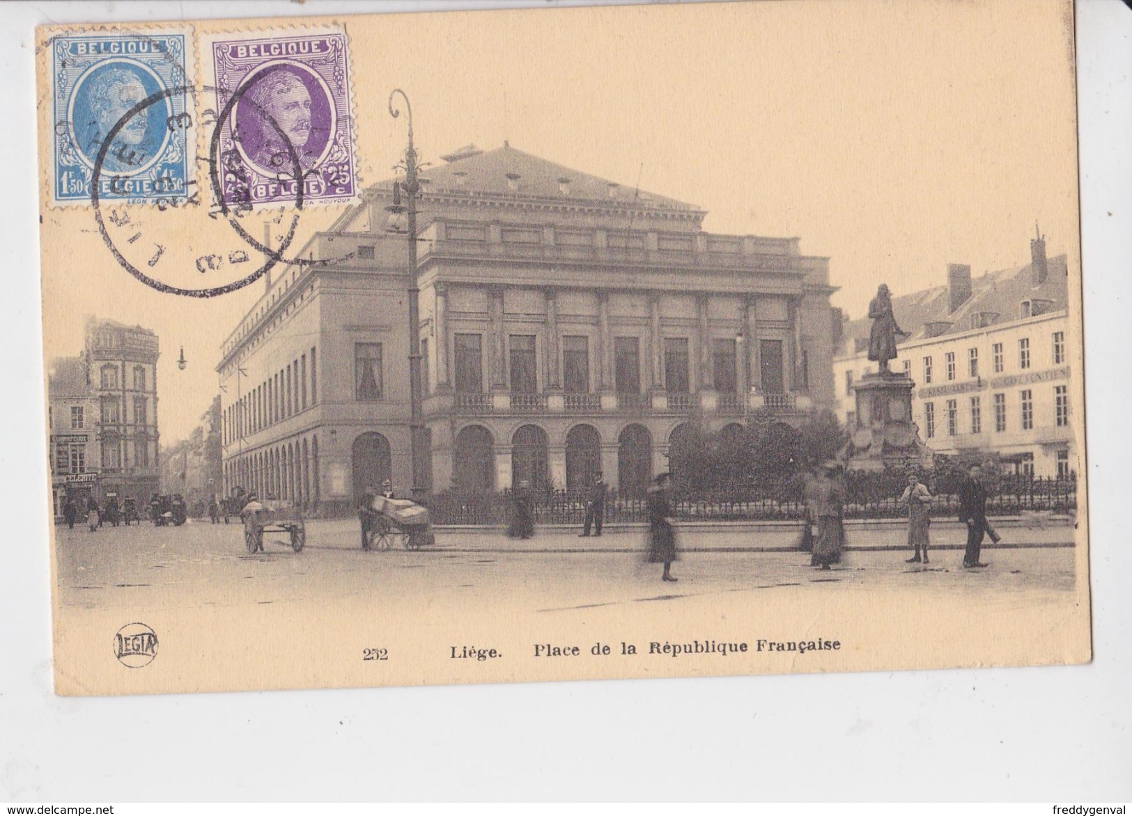 LIEGE PLACE DE LA REPUBLIQUE FRANCAISE - Liege