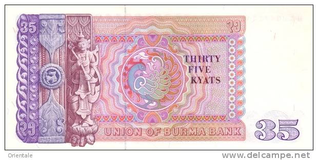 BURMA P. 63 35 K 1986 UNC - Myanmar