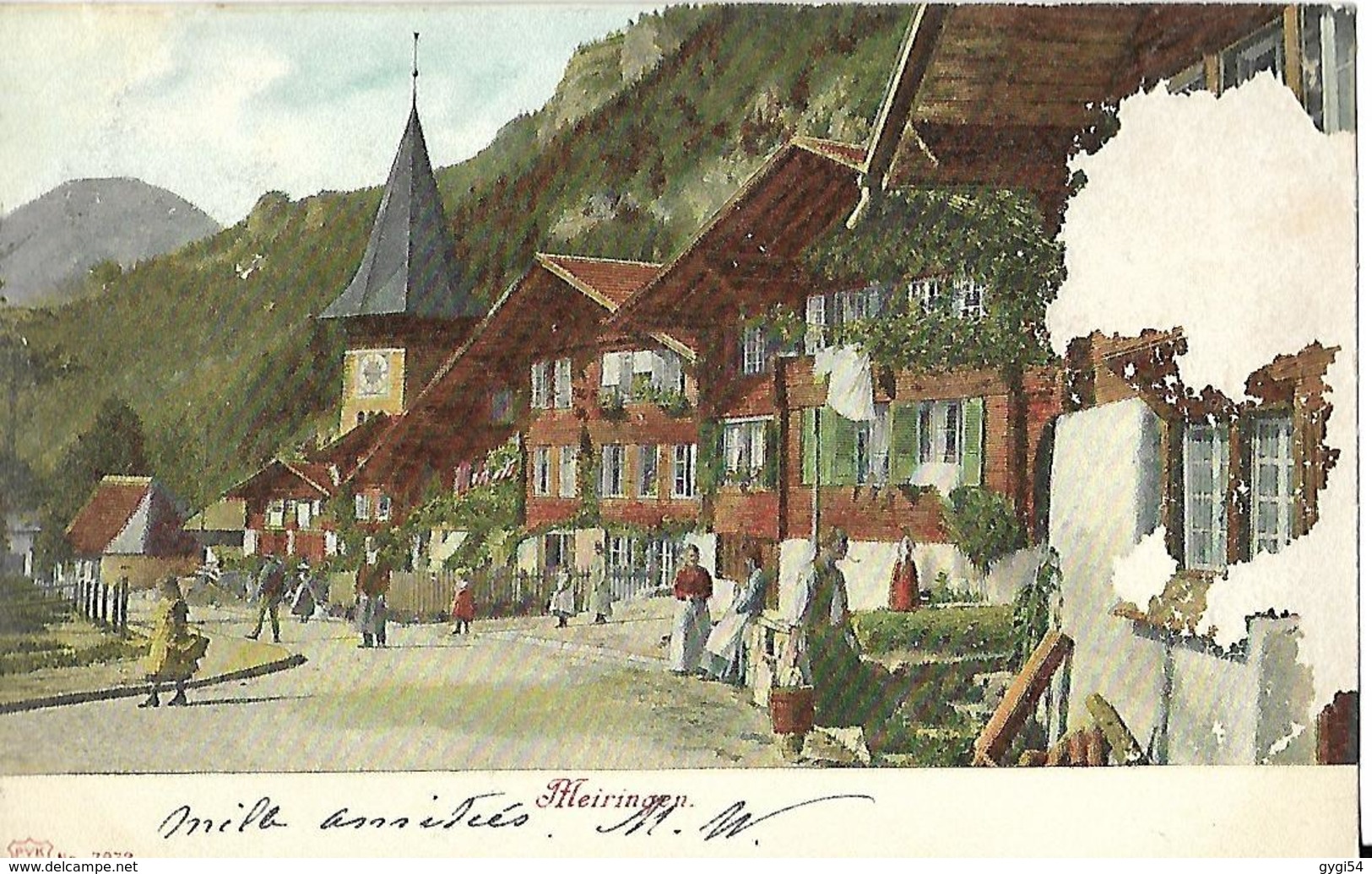 SUISSE  Meiringen Ak 1904 - Meiringen