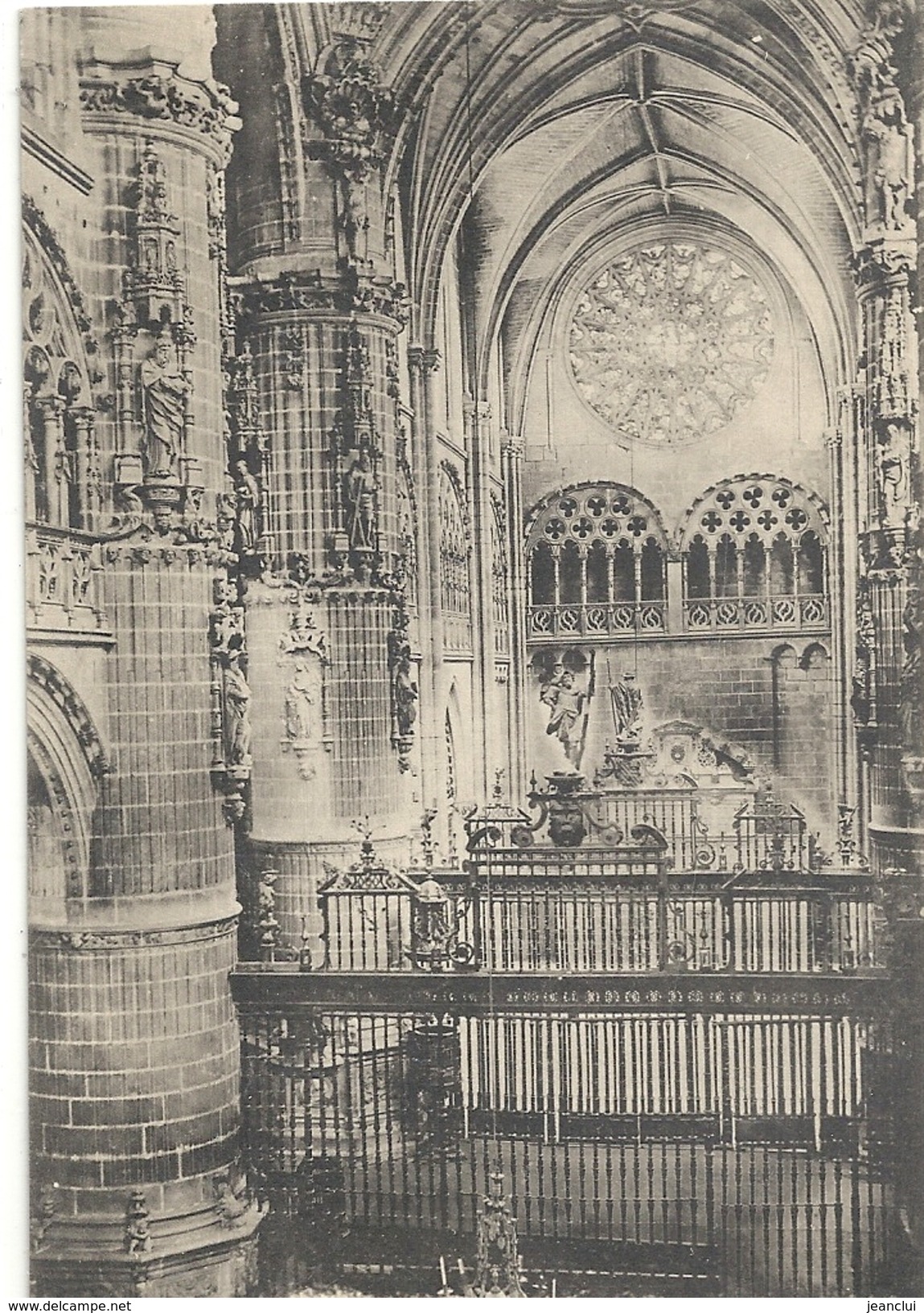 BURGOS - CATEDRAL. INTERIOR . NON ECRITE - Burgos