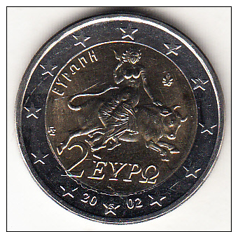 GRECIA    2002   2 EUROS  TIPO  CON CECA "S" FINLANDIA   NUEVA SIN CIRCULAR   CN4107 - Grecia