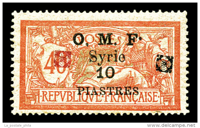 * N&deg;53, 10 Pi Sur 40c, Double Fleuron. TB    Qualit&eacute;: *   Cote: 300 Euros - Unused Stamps