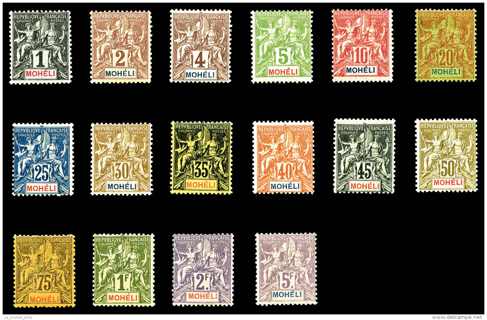 * N&deg;1/16, S&eacute;rie Compl&egrave;te (N&deg;1 (*)), Les 16 Valeurs TB (certificat)    Qualit&eacute;: *  ... - Unused Stamps