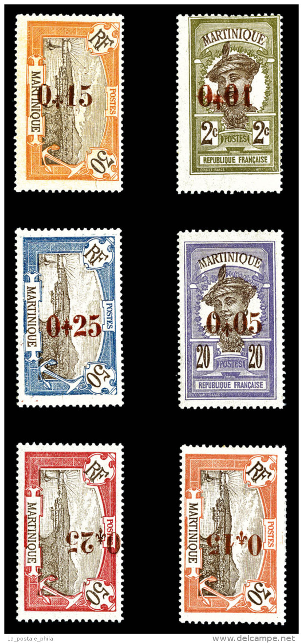 * N&deg;105/10, S&eacute;rie Compl&egrave;te De 6 Valeurs TTB (certificat)    Qualit&eacute;: *   Cote: 456 Euros - Unused Stamps