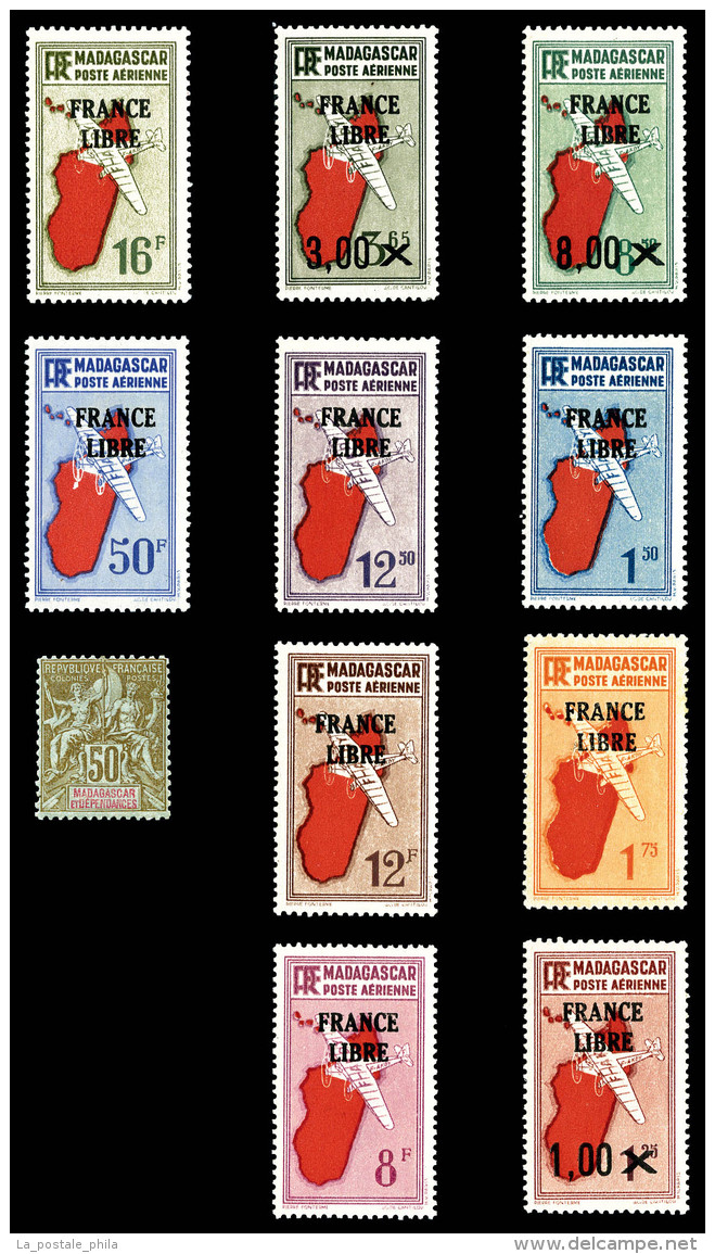 * N&deg;45/54, S&eacute;rie Compl&egrave;te + Poste N&deg;47, TB    Qualit&eacute;: *   Cote: 245 Euros - Unused Stamps