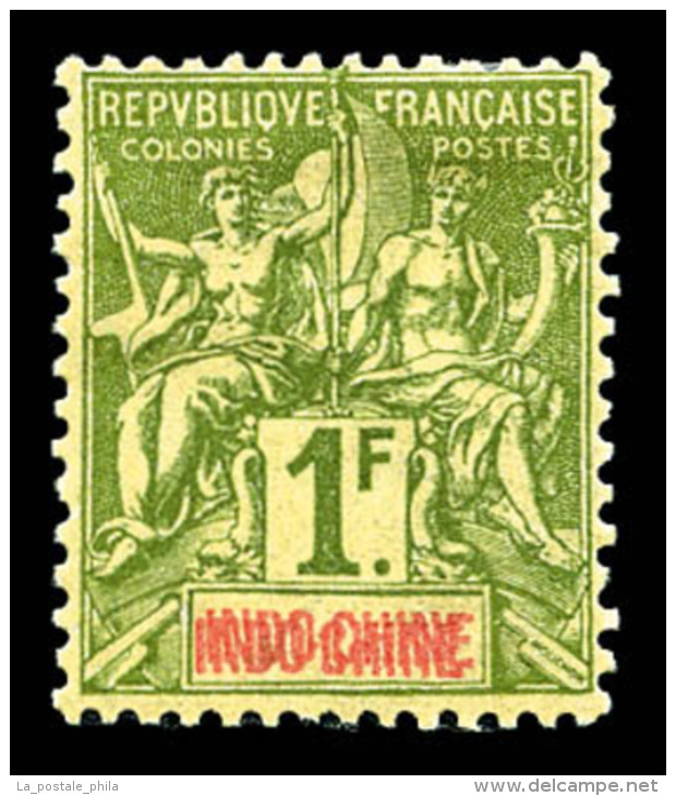 * N&deg;15a, 1F Olive, Double Surcharge. SUP (sign&eacute; Margues/certificat)    Qualit&eacute;: *   Cote: 1300... - Used Stamps