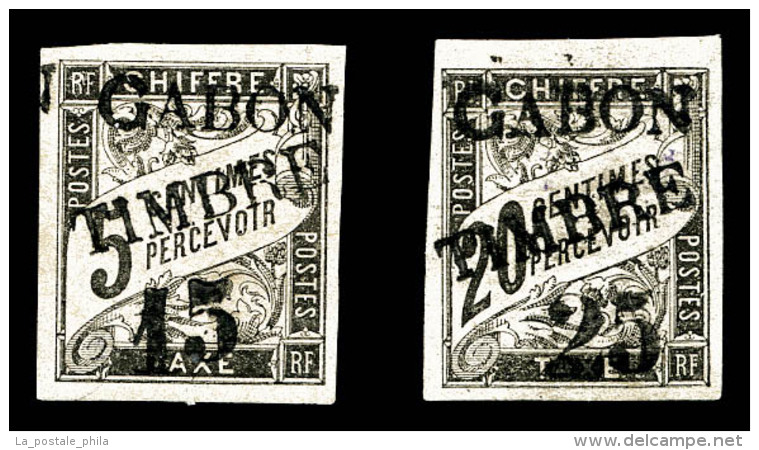 * N&deg;11/13, 15c Sur 5c Noir Et 25c Sur 20c Noir. Les 2 Valeurs TTB (certificat)    Qualit&eacute;: *   Cote: 560... - Unused Stamps