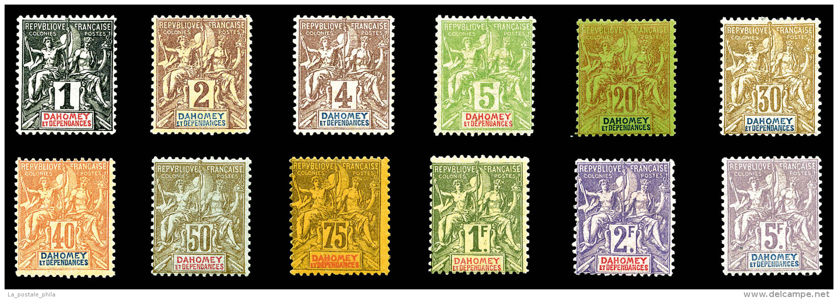 * N&deg;6/17, S&eacute;rie Compl&egrave;te, Les 12 Valeurs TB (certificat)    Qualit&eacute;: *   Cote: 540 Euros - Unused Stamps