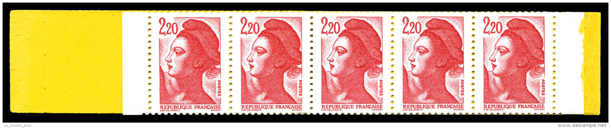 ** N&deg;2376-C 11b, Timbres Sans Bandes De Phosphore. TB    Qualit&eacute;: **   Cote: 170 Euros - Booklets