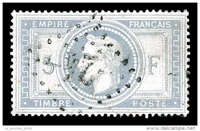 O N&deg;33a, 5F Violet-gris, Centrage Exceptionnel, Tr&egrave;s Jolie Pi&egrave;ce. SUPERBE (sign&eacute;... - 1863-1870 Napoleon III With Laurels