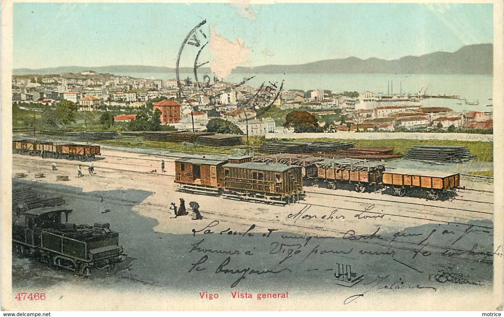 VIGO - Vista General, Voie Férrée Train. - Pontevedra