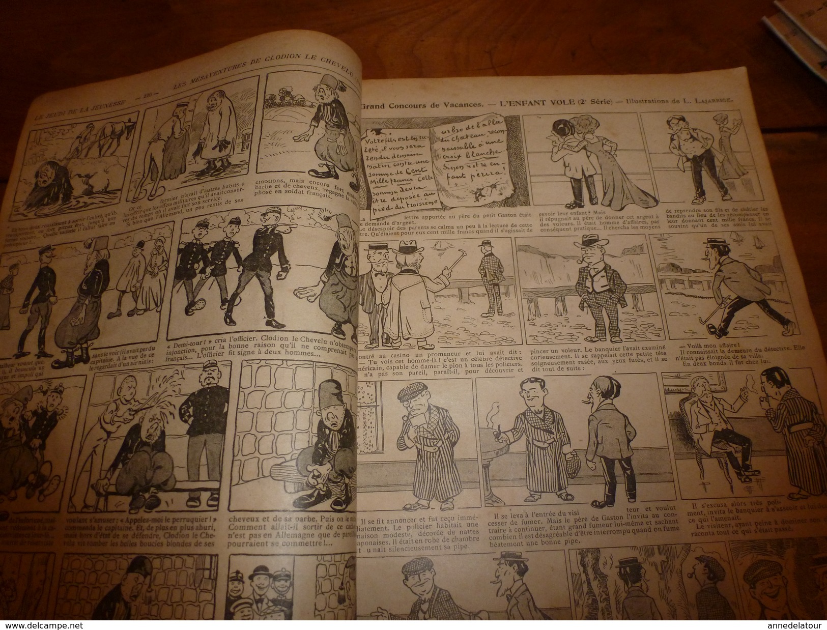1909 LJDLJ: Rare Jeu DES CHIENS & DES RENARDS;Le Diable & Le Tailleur; Bohémiens(à Suivre);Pour Voler Dans Les Airs;etc - Jeunesse Illustrée, La