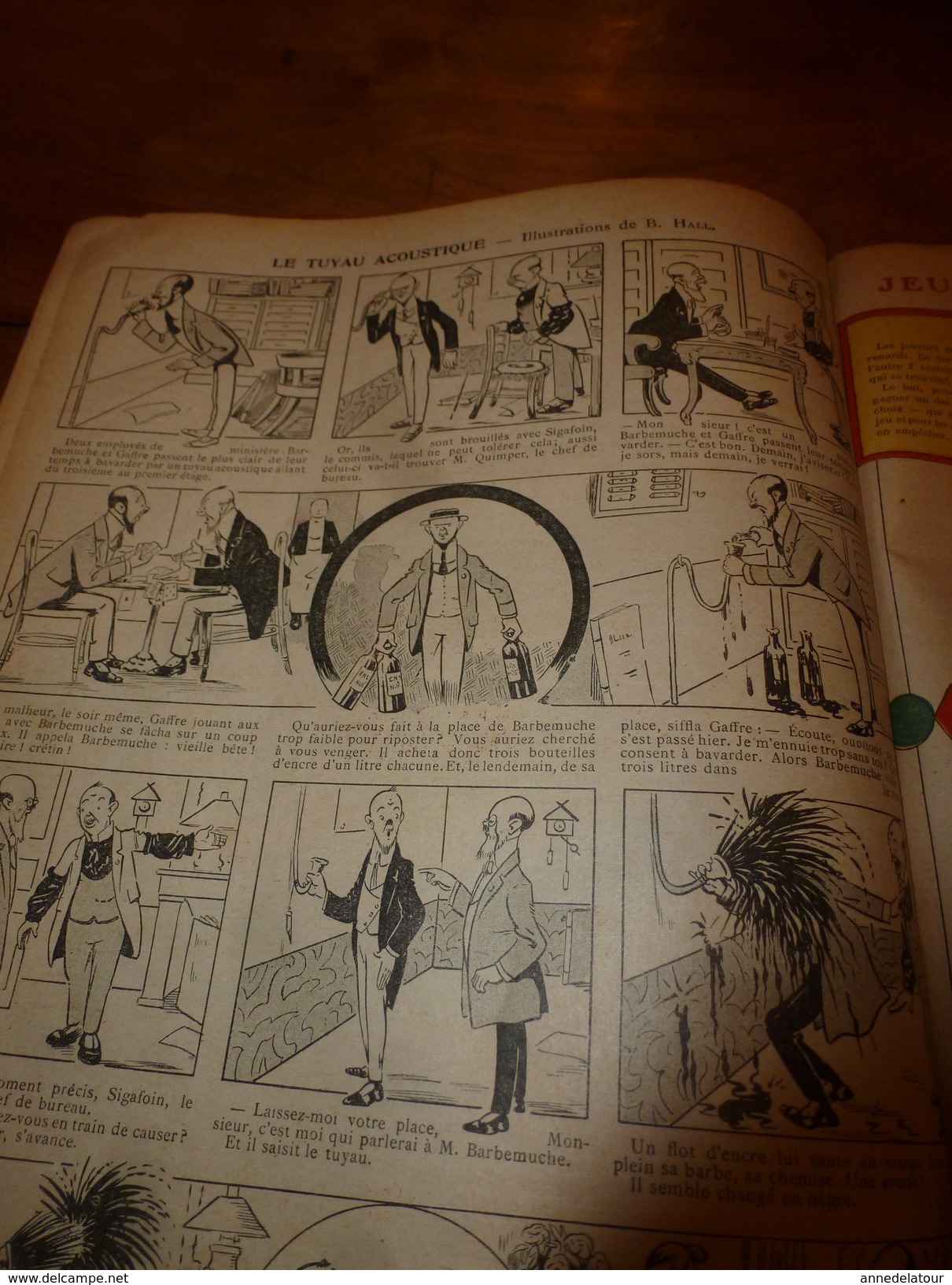 1909 LJDLJ: rare jeu DES CHIENS & DES RENARDS;Le Diable & le Tailleur; Bohémiens(à suivre);Pour voler dans les airs;etc