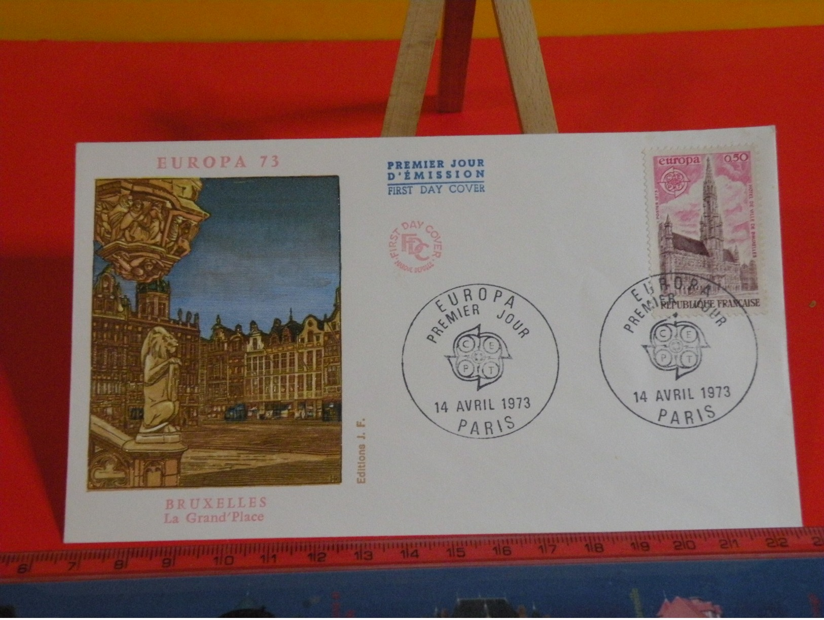 FDC > 1970-1979 > Europa CEPT - Paris - 14.4.1973 - 1er Jour. Coté 1,50 &euro; - 1973