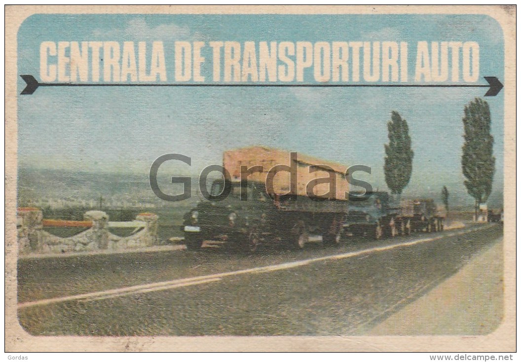 Romania - 1970 - Centrala De Transporturi Auto - Pocket Calendar - Petit Format : 1961-70