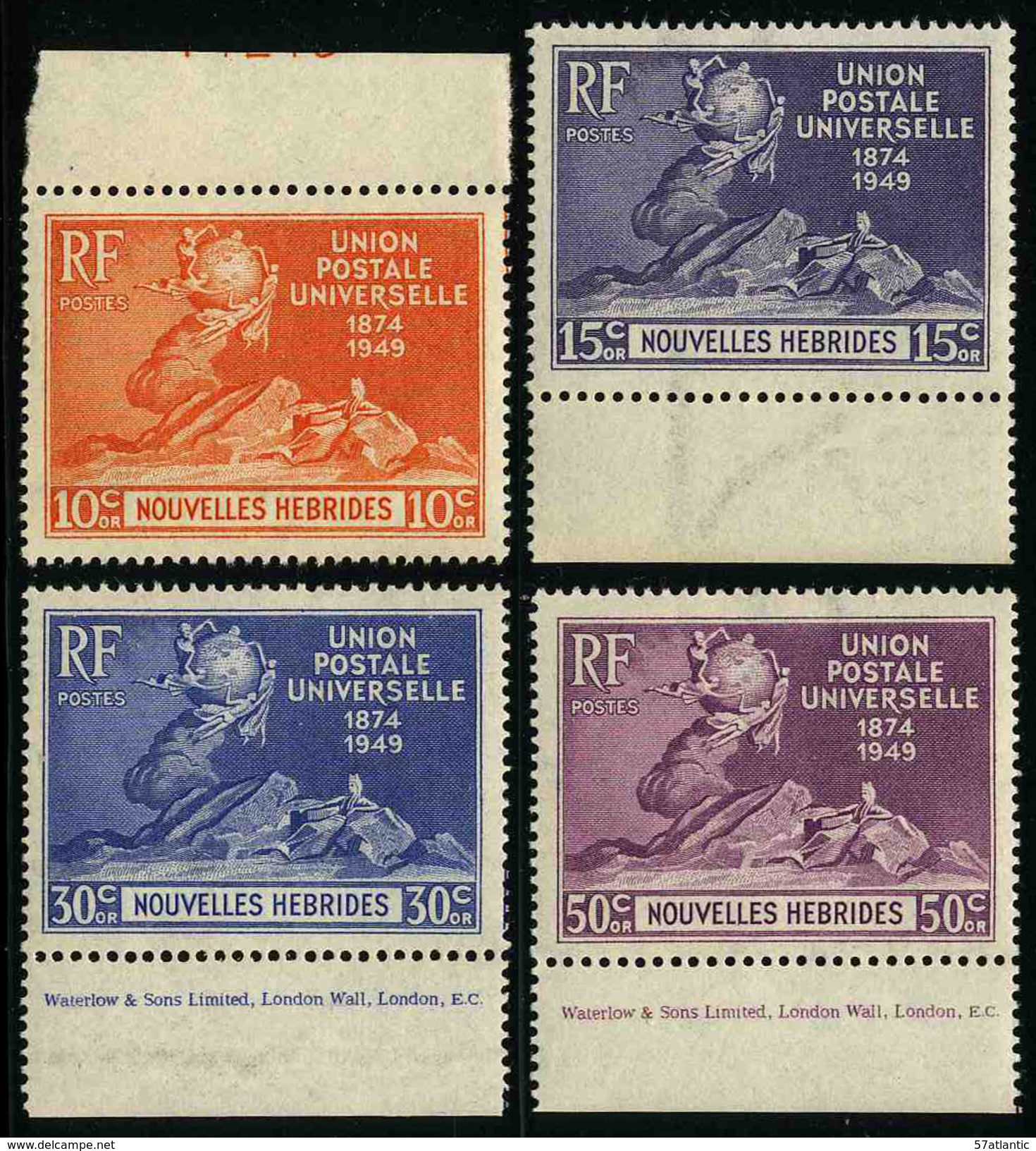 NOUVELLES HEBRIDES - YT 136 à 139 ** - SERIE COMPLETE 4 TIMBRES NEUFS ** - Ungebraucht