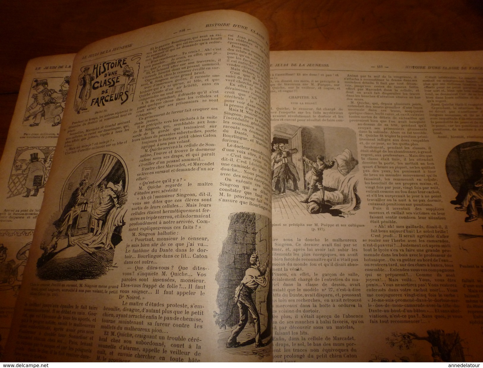 1909 LJDLJ: Suivez-moi, je paie le diner; Classe de farceurs; Bohémiens (à suivre); L'HOMME AUX CHEVEUX légumineux; etc