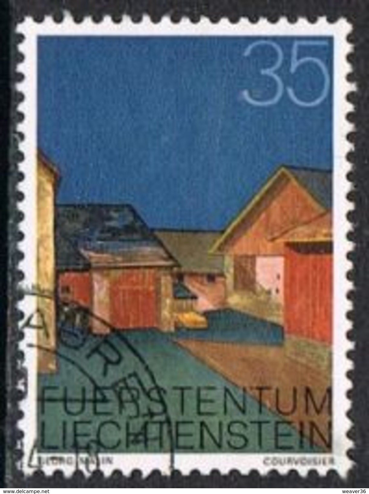 Liechtenstein SG693 1978 Buildings 35r Good/fine Used [17/15845/7D] - Used Stamps