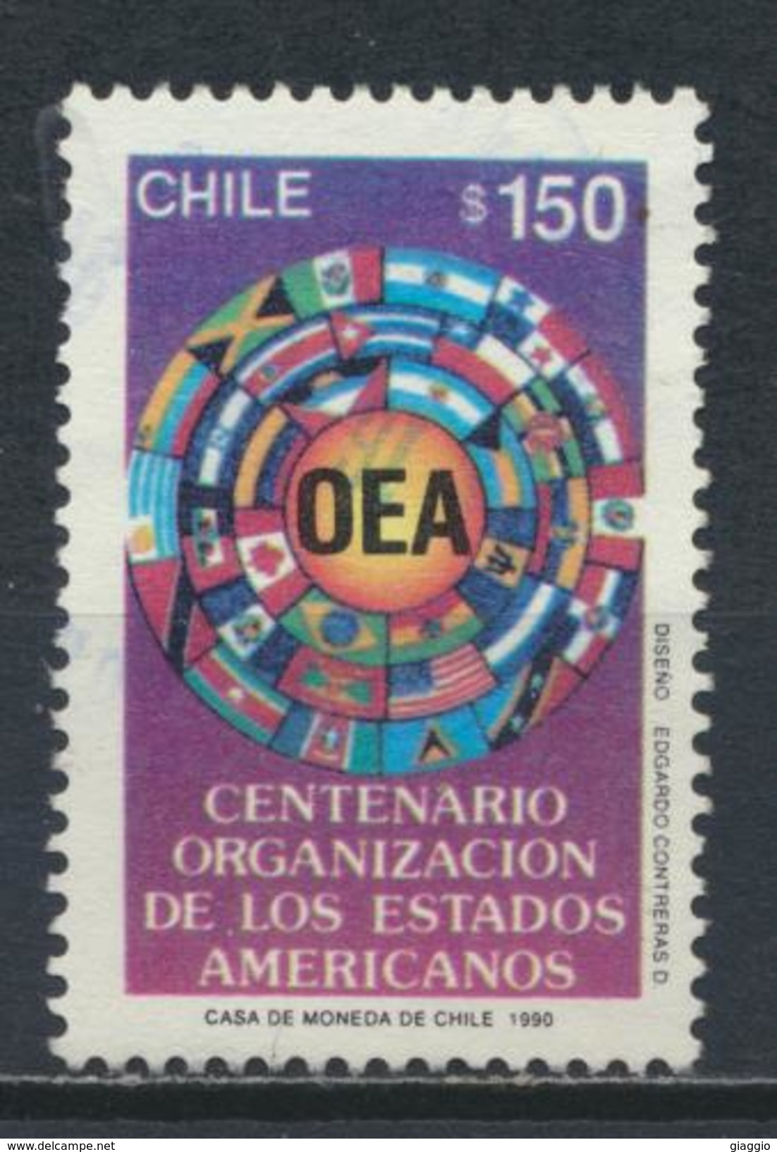 °°° CILE CHILE - Y&T N°971 - 1990 °°° - Cile