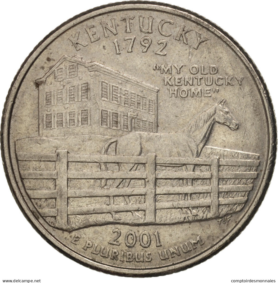 Monnaie, États-Unis, Quarter, 2001, U.S. Mint, Denver, SUP, Copper-Nickel Clad - 1999-2009: State Quarters