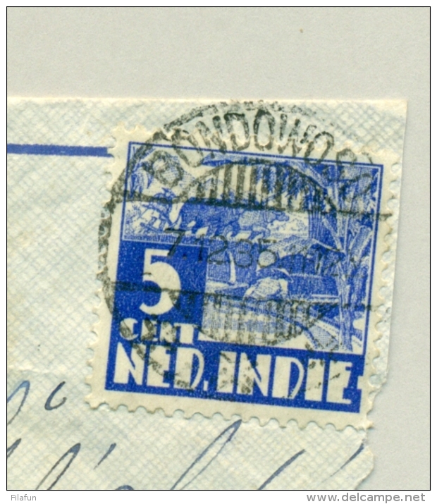 Nederlands Indië - 1935 - 80 Cent Wilhelmina Op R-LP-briefje Van Bondowoso Naar Prag / CS - Nederlands-Indië