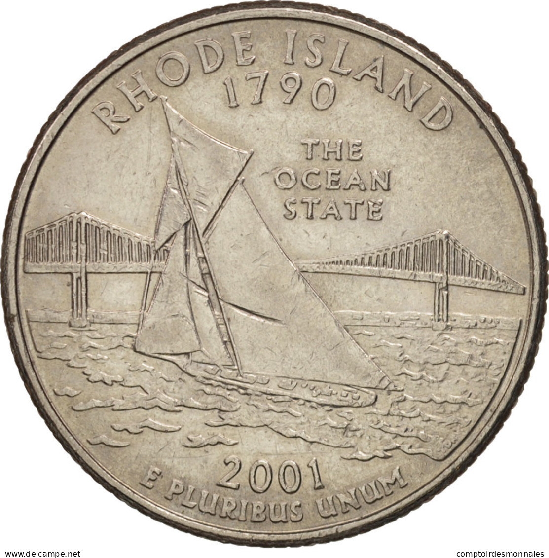 Monnaie, États-Unis, Quarter, 2001, U.S. Mint, Philadelphie, SUP, Copper-Nickel - 1999-2009: State Quarters