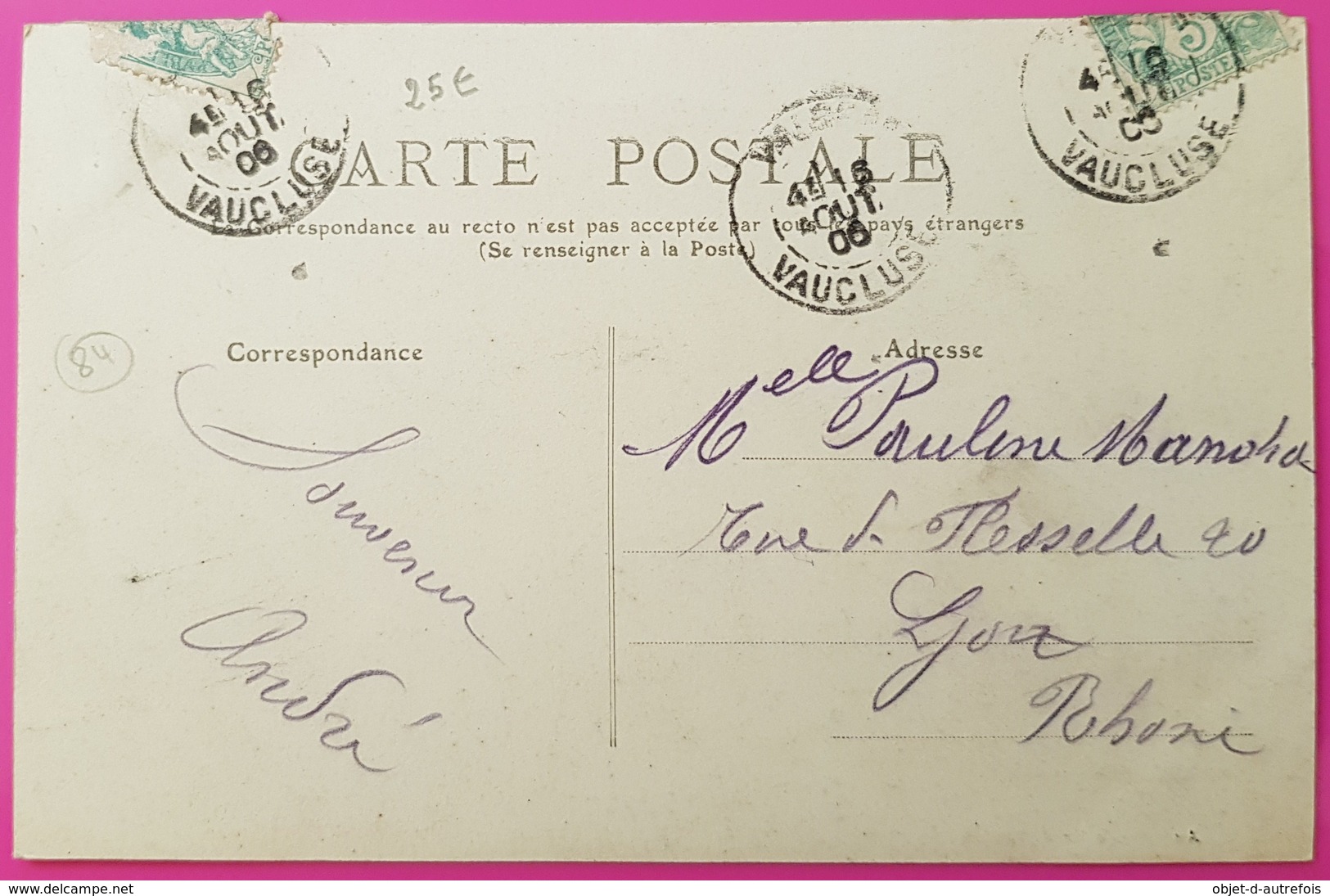 Cpa Valreas Nouvelle Ecole Des Filles 1906 Carte Postale 84 Vaucluse Proche Nyons Visan Bollène Pierrelatte Montelimar - Valreas