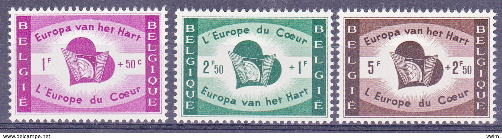 BELGIË /BELGIUM/BELGIQUE 1959 Nrs. 1090........1092 - ** - Ongestempeld/Nieuw - Ongebruikt