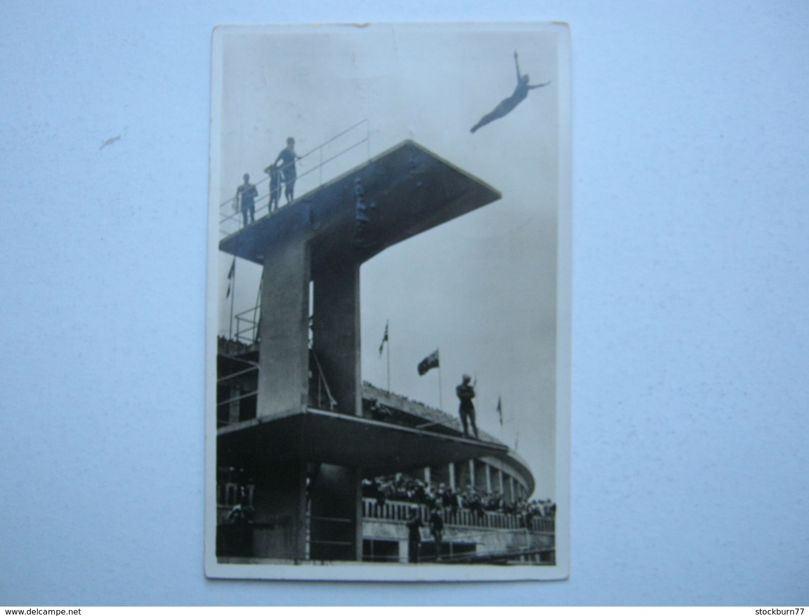 1936 , Berlin - Olympiade ,Karte Turmspringen Mit Sonderstempel - Sommer 1936: Berlin